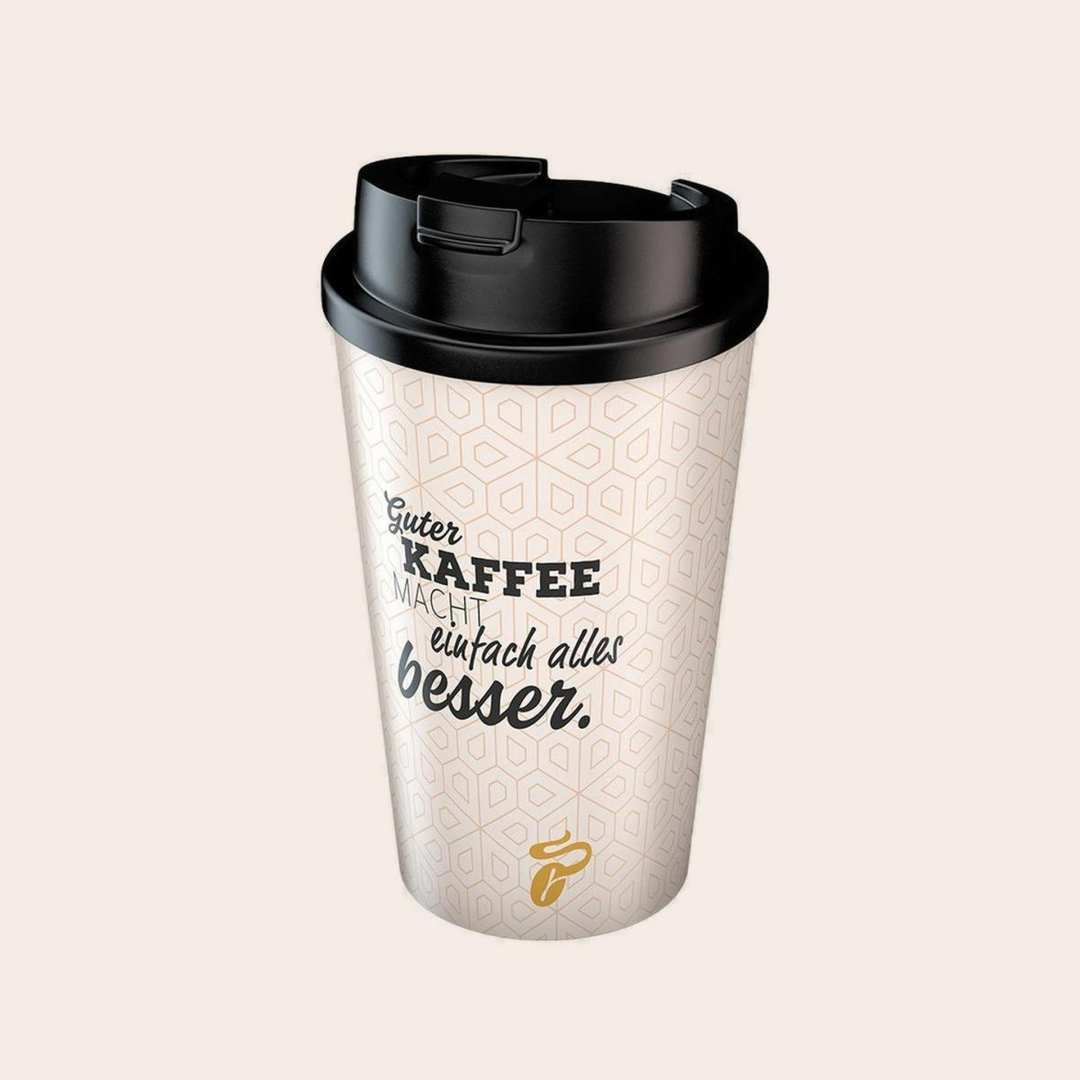 Tchibo Mehrwegbecher Gold, 36 Stück