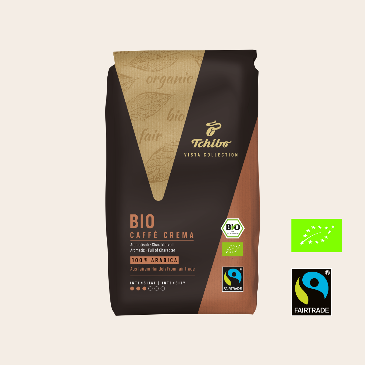 TCHIBO VISTA Caffè Crema, Bio Fairtrade, 1.000g