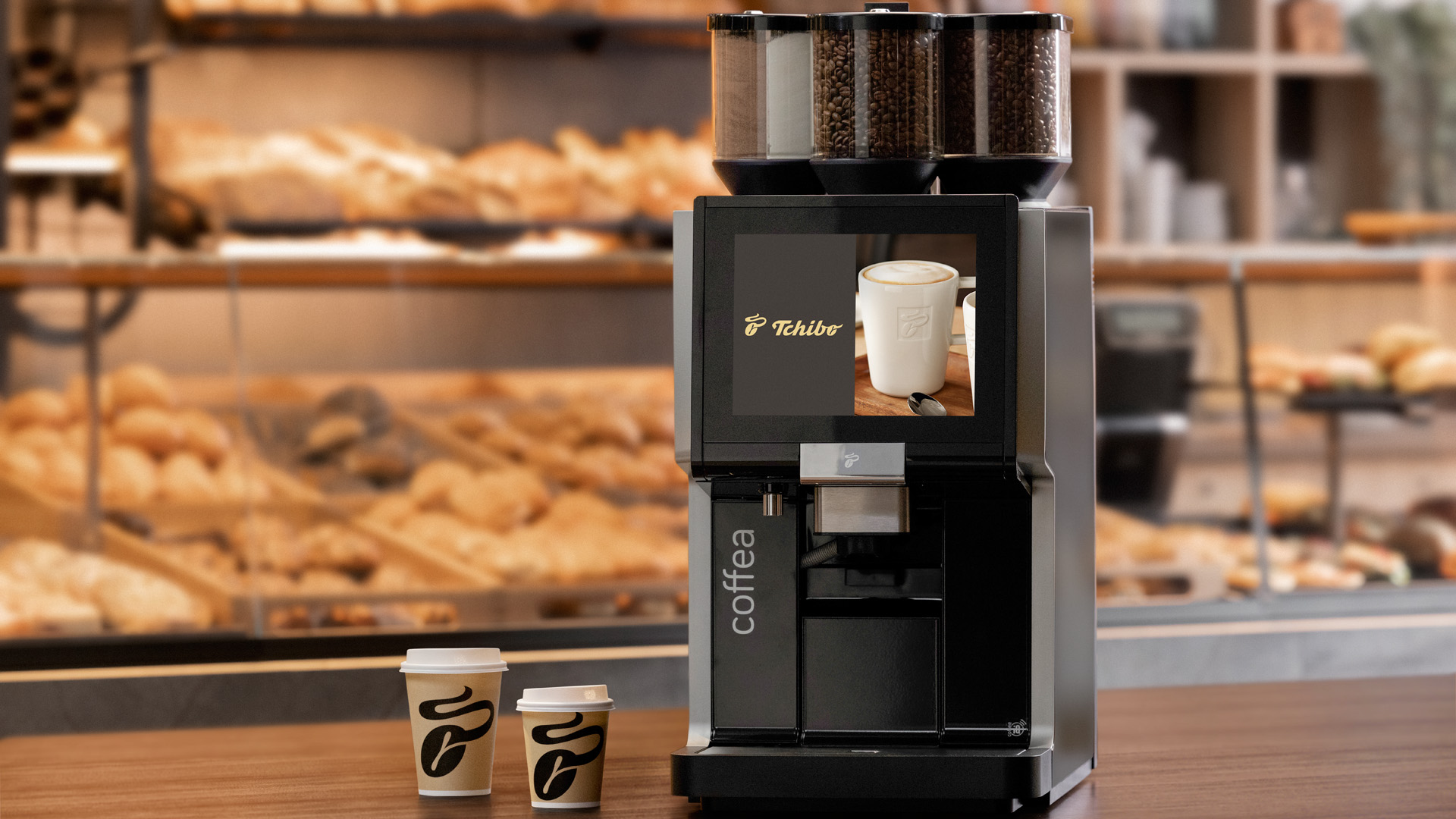 Coffea Dynamik mit To-Go-Bechern
