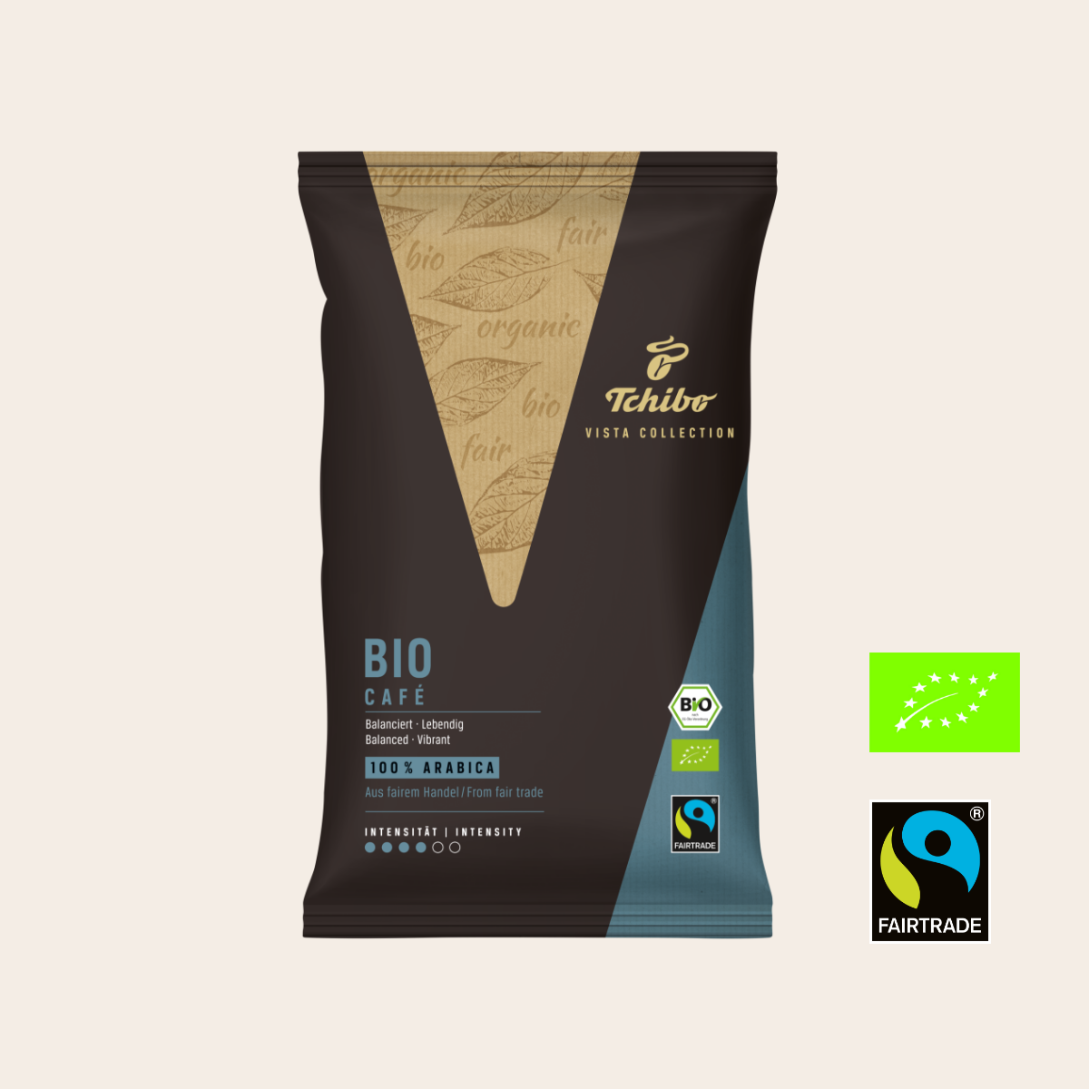 TCHIBO VISTA Filterkaffee, Bio Fairtrade, 500g
